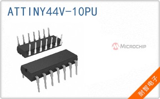 ATTINY44V-10PU