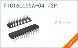 PIC16LC55A-04I/SP