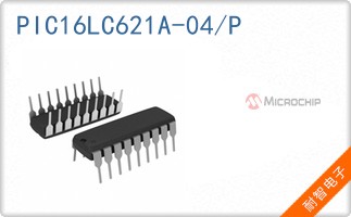 PIC16LC621A-04/P